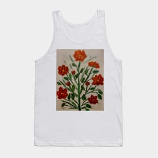painting of some wildflowers dont in metallic paint Tank Top